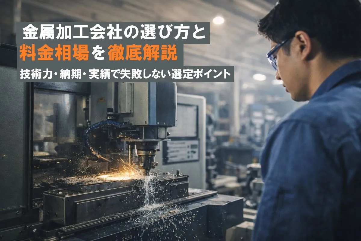 金属加工会社の選び方と料金相場を徹底解説|技術力・納期・実績で失敗しない選定ポイント