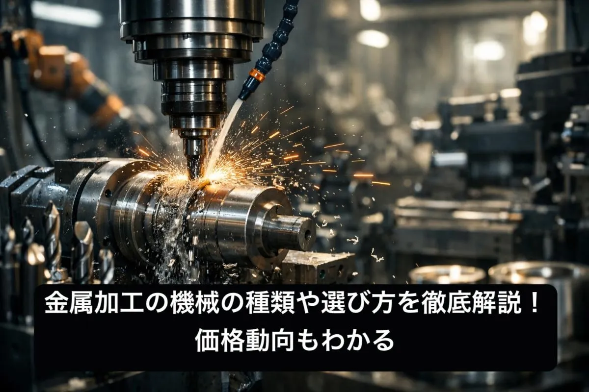 金属加工の機械の種類や選び方を徹底解説!価格動向もわかる