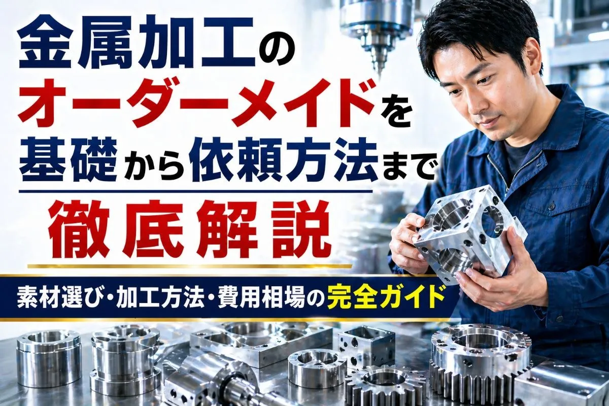 金属加工のオーダーメイドを基礎から依頼方法まで徹底解説|素材選び・加工方法・費用相場の完全ガイド