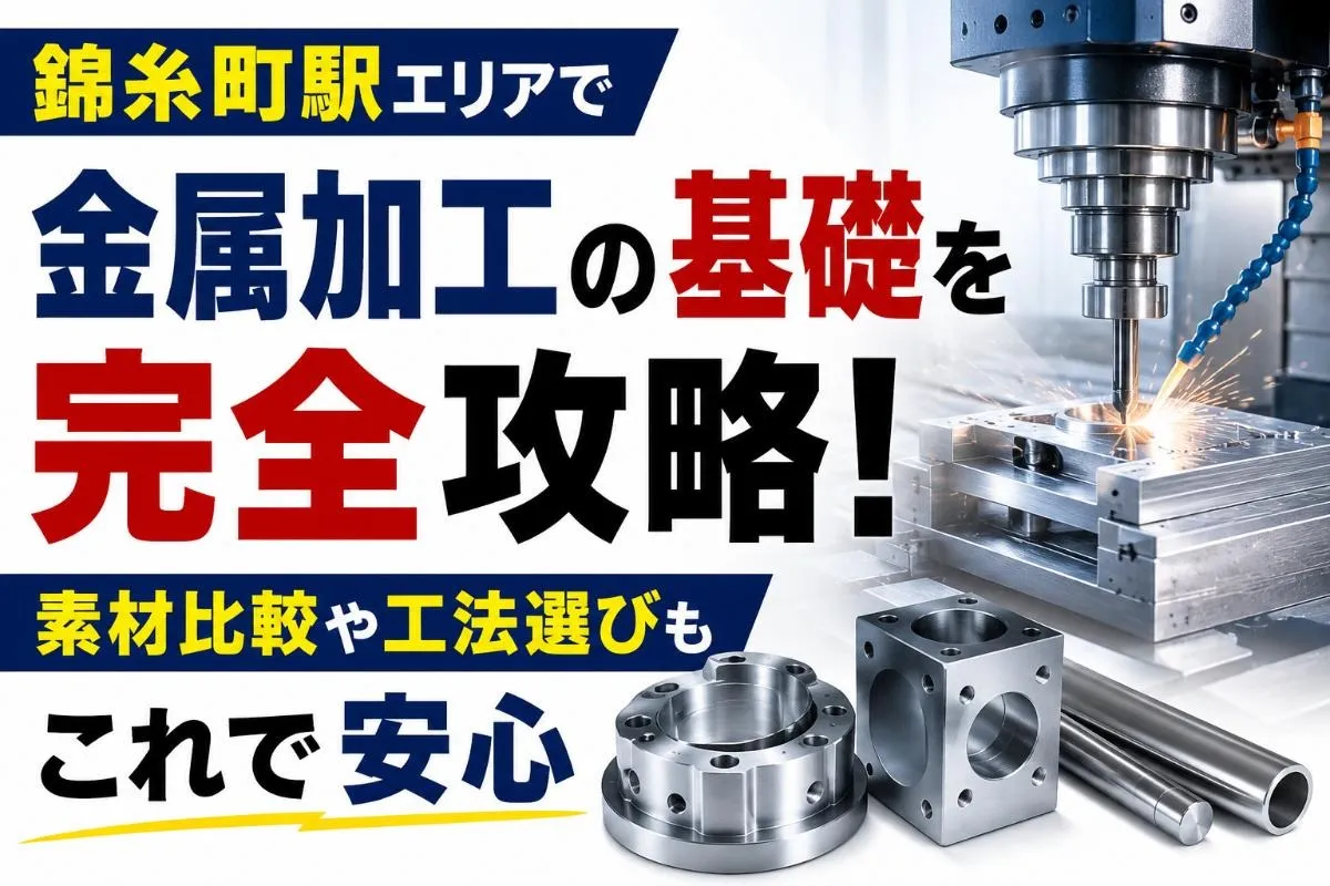 錦糸町駅エリアで金属加工の基礎を完全攻略!素材比較や工法選びもこれで安心